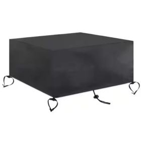 Square Fire Pit Cover, 30 In, Black