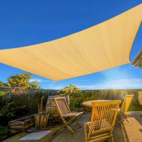 10'X13' Sand HDPE Sunshade Sail
