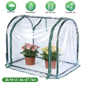 28.94" X 21.46" X 27.76" Tabletop Mini Greenhouse Portable Greenhouse For Spring Indoor Outdoor Garden Tent For Seed Starting Plant Protection Gardeni